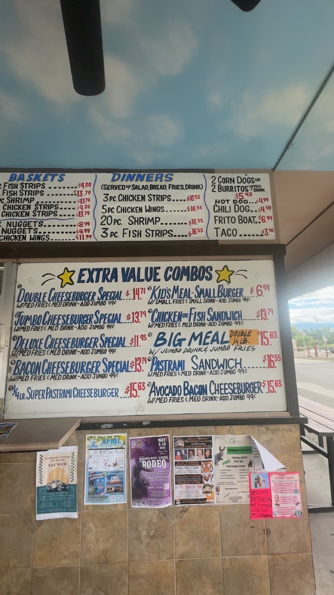 Woodlake Drive Inn Menu - Image 1